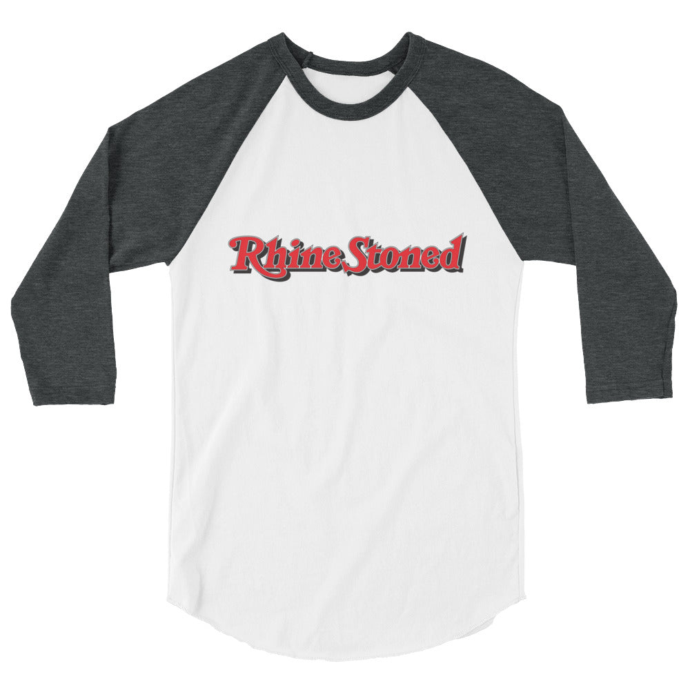 RhineStoned 3/4 sleeve raglan shirt